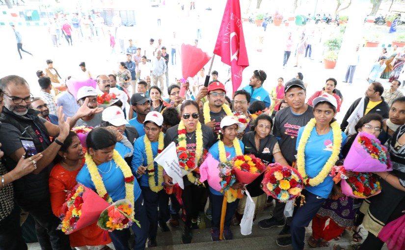 Olympic Association recognition- 145kms Ultra run by visually&nbsp;Impaired